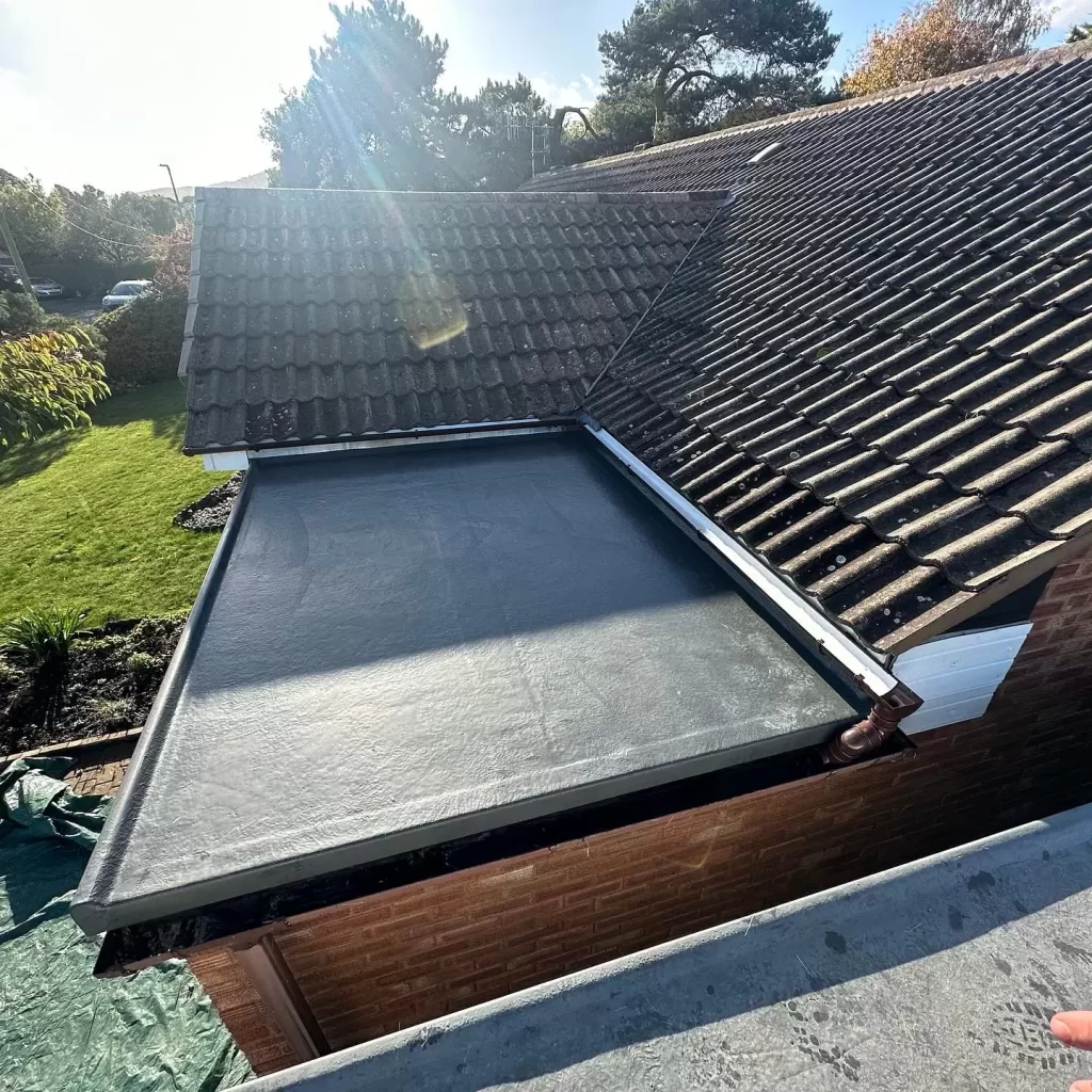 Flat roof extension in Cheltenham